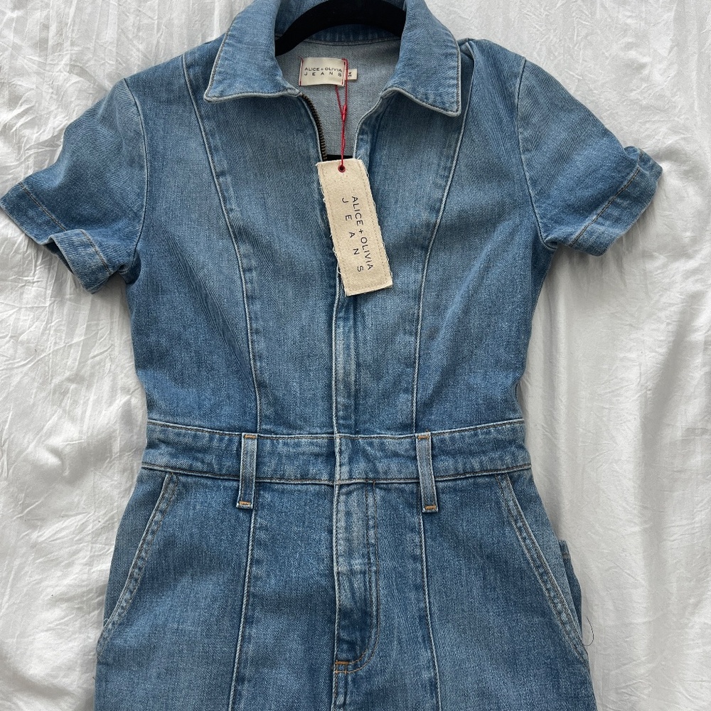 Alice & Olivia Love Me Jumpsuit size 24 - Picture 2 of 8